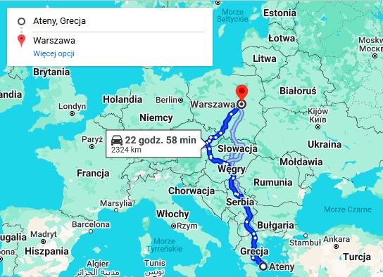 Przeprowadzki Warszawa-Ateny