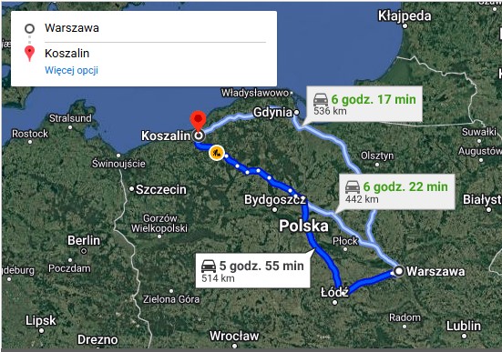 Przeprowadzki Warszawa Koszalin.