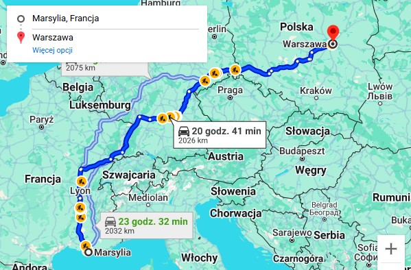Przeprowadzki Warszawa Marsylia