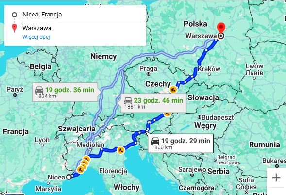 Przeprowadzki Warszawa Nicea