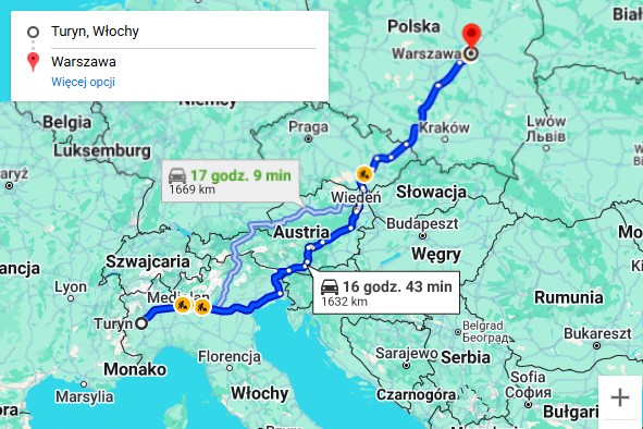 PrzeprowadzkiWarszawa-Turyn