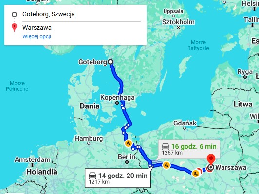 Przeprowadzki Warszawa-Goteborg