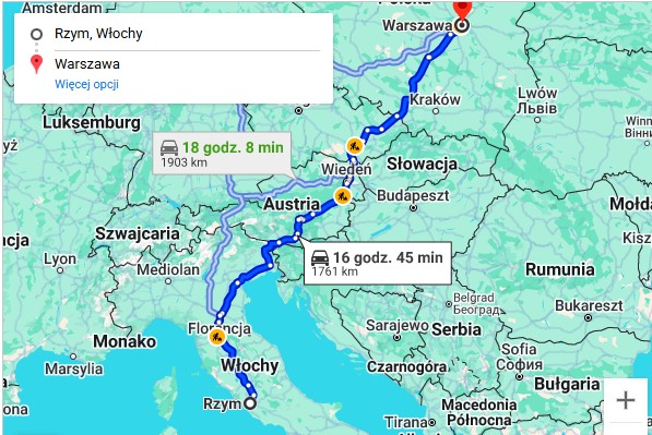 Przeprowadzki Warszawa Rzym